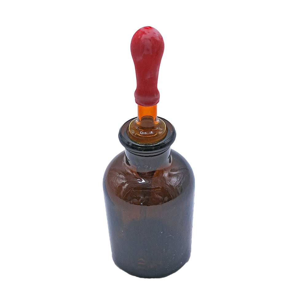 Frasco cuentagotas de vidrio ámbar, 60 ml