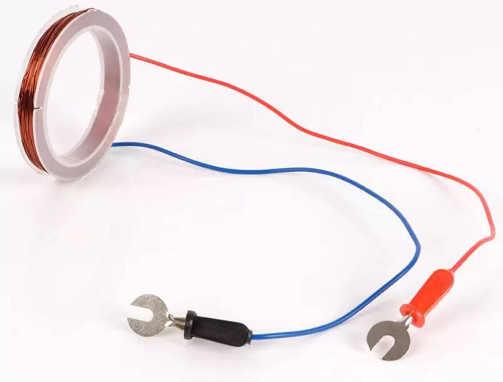 Bobina circular para enseñar electromagnetismo
