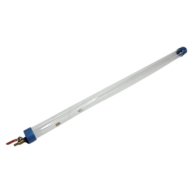 Tubo de Newton de vidrio